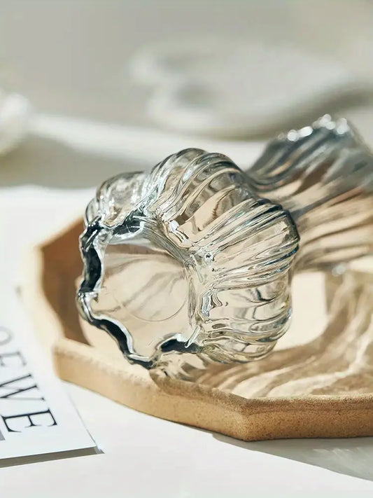 Creative Transparent Glass Vase for Fresh Flowers