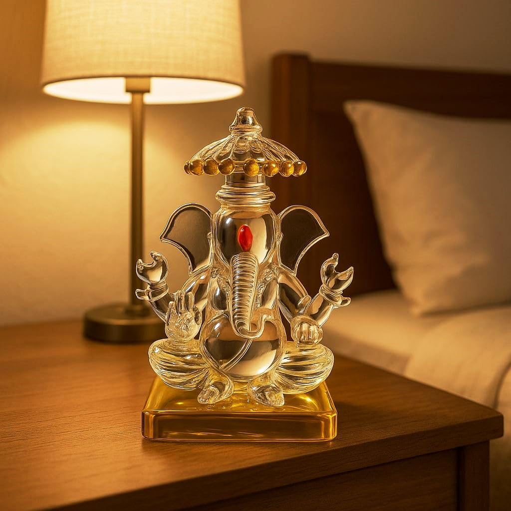 Glass Lord Ganesh Idol
