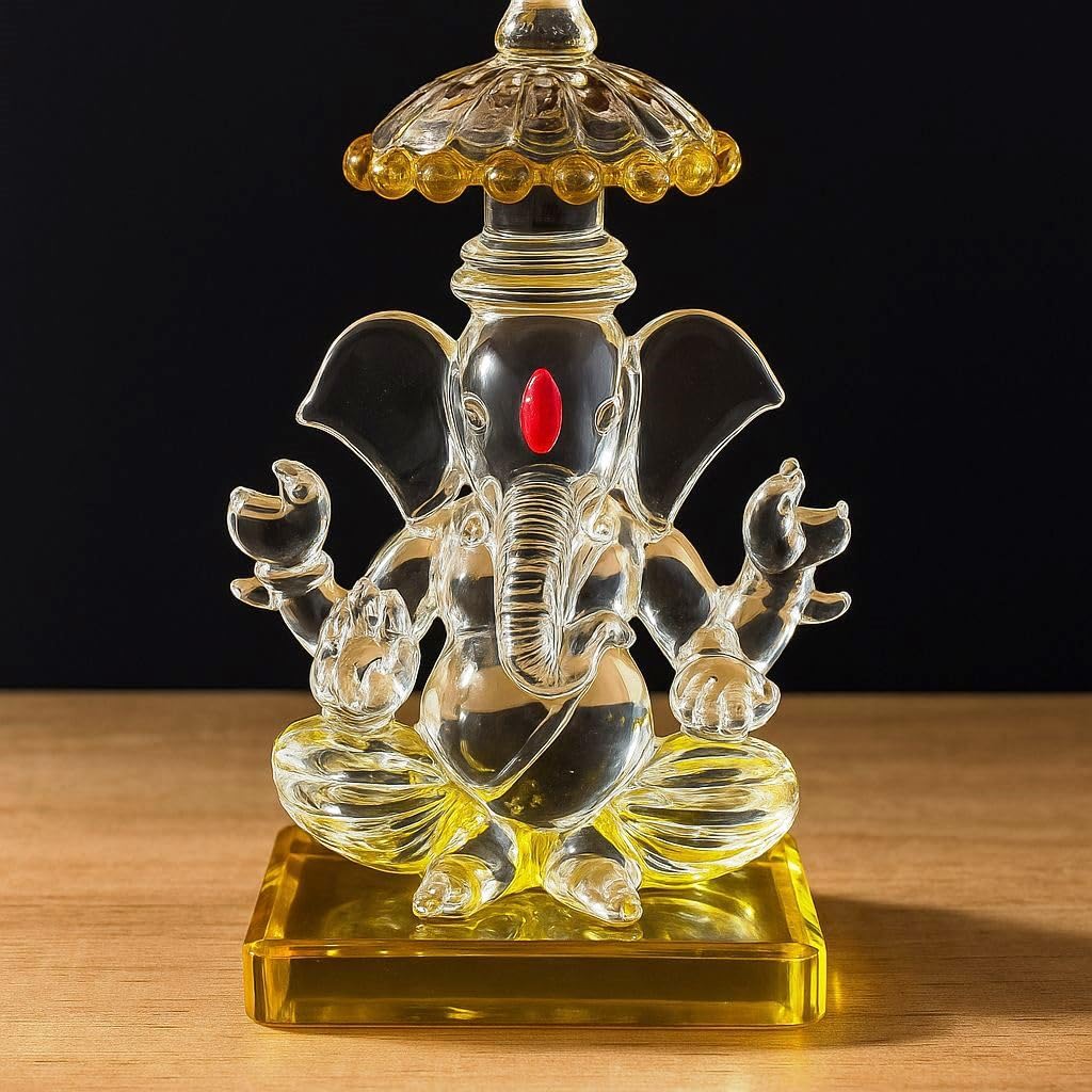 Glass Lord Ganesh Idol