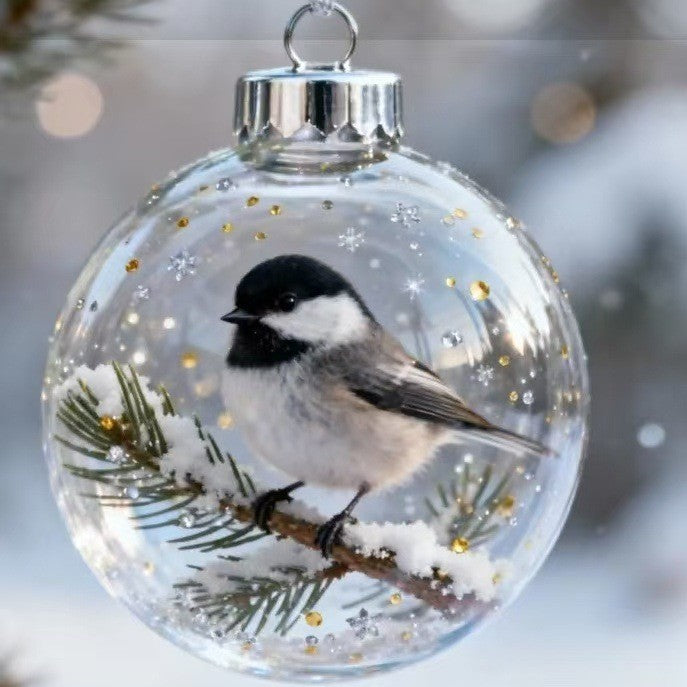 Natural Bird Pendant Ornament Crystal