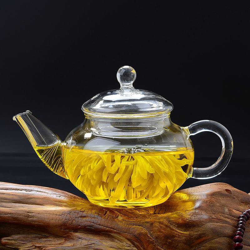 Thickened Borosilicate Glass Tea Set Teapot