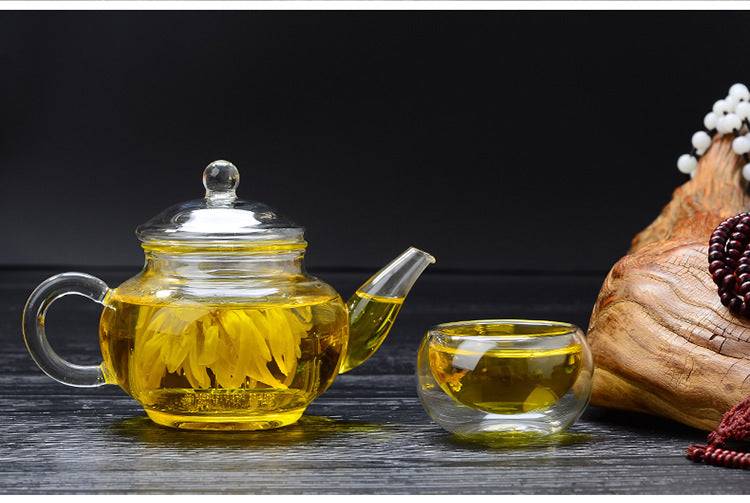 Thickened Borosilicate Glass Tea Set Teapot